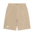 AAPE Moonface Logo Patch Shorts "Beige/Grey"