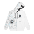 AAPE Logo Zip Hoodie "White"
