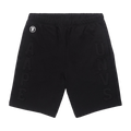 AAPE Moonface Logo Embossed Sweat Shorts "Black"