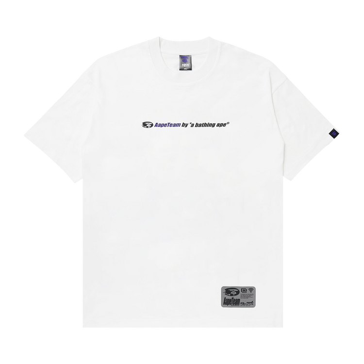 AAPE Moonface Camo Graphic Tee "White"
