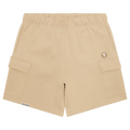 AAPE Now Moonface Logo Cargo Sweat Shorts "Beige/Light"