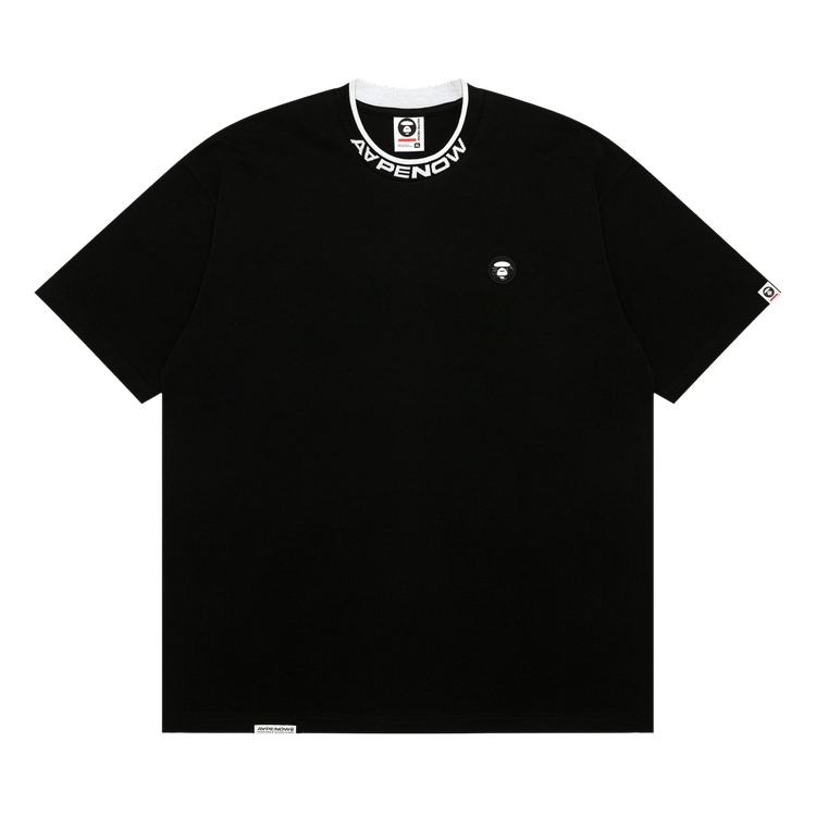 AAPE Now Moonface Logo Relaxed Fit Tee "Black"