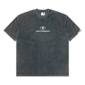 AAPE Moonface Logo Camo Washed Tee "Navy"