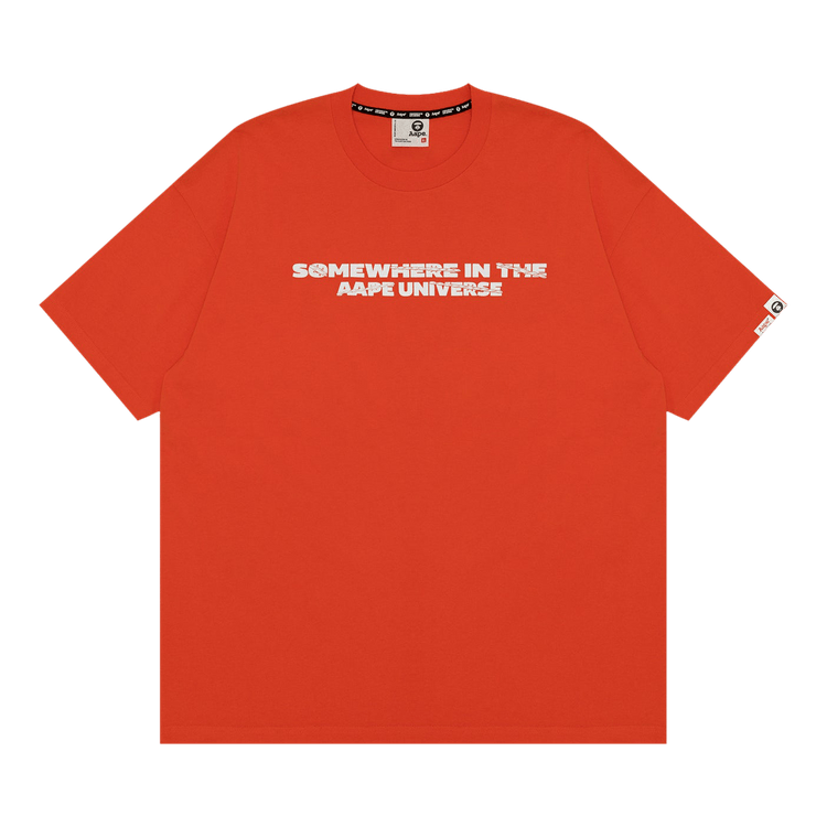 AAPE Unvs Graphic Tee "Orange"