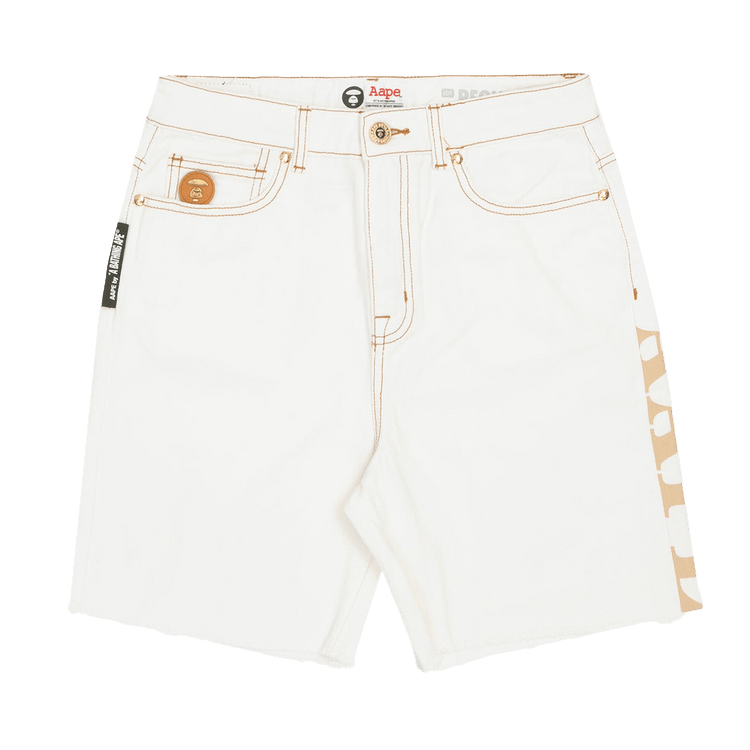 AAPE Woven Shorts "Ivory"