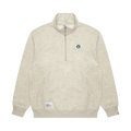 AAPE Now Half Zip Sweater "White/Heather"