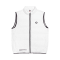 AAPE Moonface Zip-Up Down Vest "White"