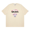AAPE Unvs Moonface Graphic Tee "Ivory/White"