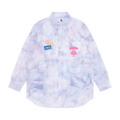 AAPE Moonface Relaxed Tie-Dye Shirt "Purple/Pink"