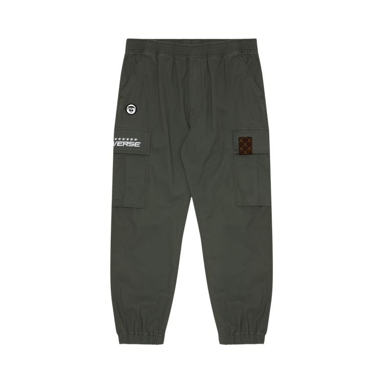 AAPE Moonface Patch Embroidered Cargo Pants "Khaki/Beige"