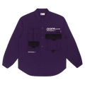 AAPE Printed Shirt "Purple/Dark"