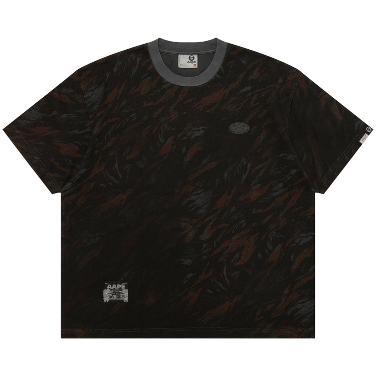 AAPE Heavy Washed Tee "Black/Green"