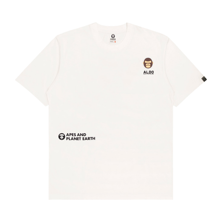 AAPE r Graphic Patch Tee "Ivory"