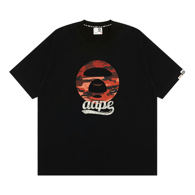 AAPE Moonface Graphic Tee "Black"