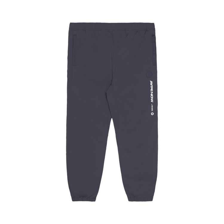 AAPE Moonface Patch Track Pants "Grey/Purple"