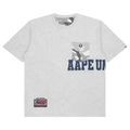 AAPE Moonface Chest Pocket Tee "White/Heather"