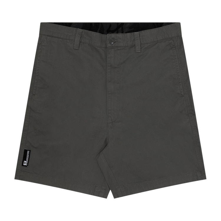 AAPE Moonface Embroidered Shorts "Grey"