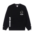 AAPE Moonface Graphic Sweatshirt "Black"
