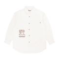 AAPE Logo Embroidered Shirt "Ivory"