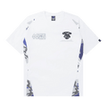 AAPE Moonface Embroidered Camo Panelled Tee "White"