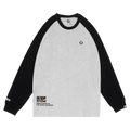 AAPE Moonface Raglan Long-Sleeve Tee "Black"