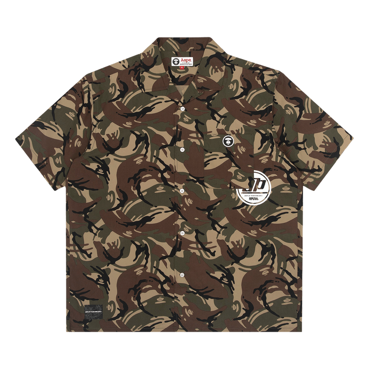 AAPE Moonface Shirt "Green/Multi"