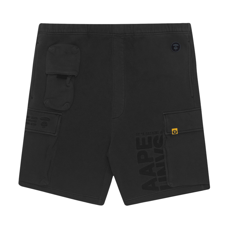 AAPE Moonface Cargo Shorts "Black/Light"