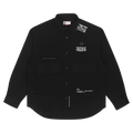 AAPE Moonface Long Sleeve Shirt "Black"