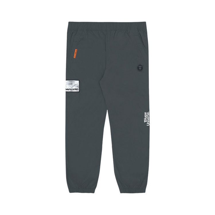 AAPE Moonface Patch Track Pants "Grey"