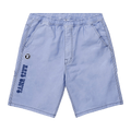 AAPE Moonface Embroidered Carpenter Shorts "Purple/Light"