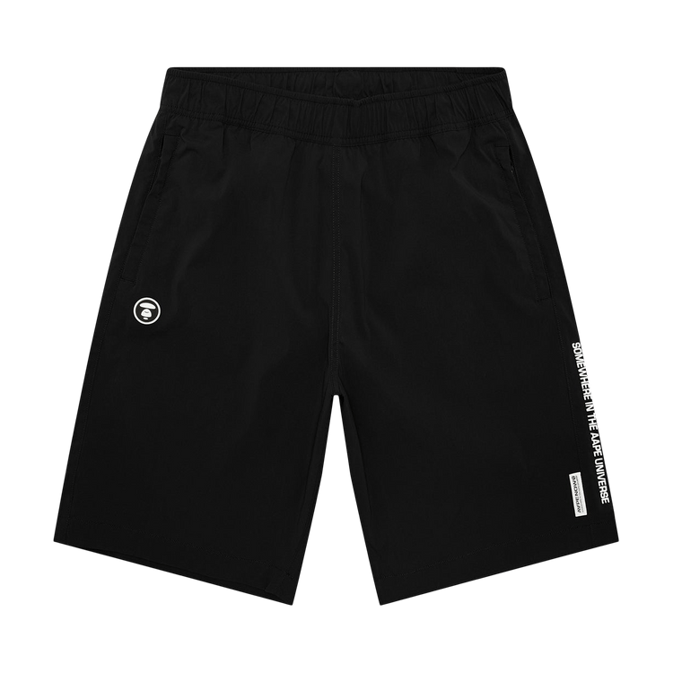 AAPE Now Moonface Logo Shorts "Black"