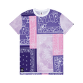 AAPE Moonface Bandana Printed Tee "Purple/Light"