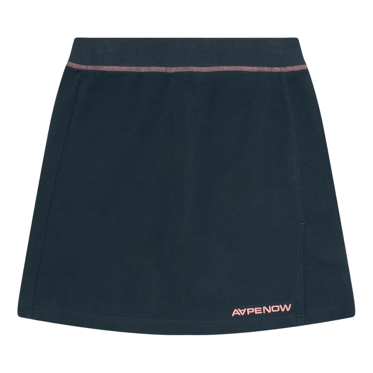 AAPE Moonface A-Line Mini Skirt "Grey/Blue"