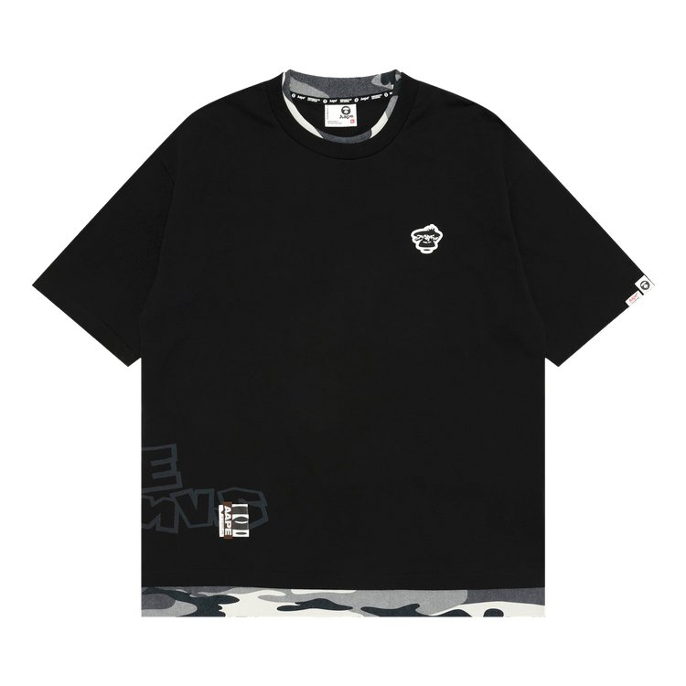 AAPE Unvs Graphic Tee "Black"