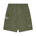 AAPE Moonface Patch Cargo Shorts "Khaki"