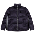 AAPE Moonface Patch Reversible Puffer Jacket "Grey/Purple"