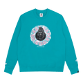 AAPE Graphic Sweatshirt "Green/Blue"
