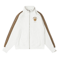 AAPE Moonface Embroidered Track Jacket "Ivory"