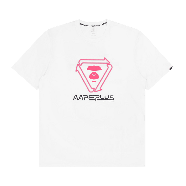 AAPE Moonface Printed Tee "White"