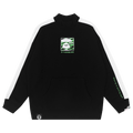 AAPE Stripe Moonface Sweatshirt "Black"