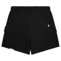 AAPE Now Moonface Logo Cargo Sweat Shorts "Black"