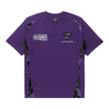 AAPE Moonface Embroidered Camo Panelled Tee "Purple"