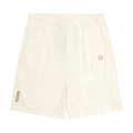 AAPE Now Moonface Logo Shorts "Ivory"