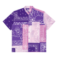 AAPE Moonface Bandana Short Sleeve Shirt "Purple"