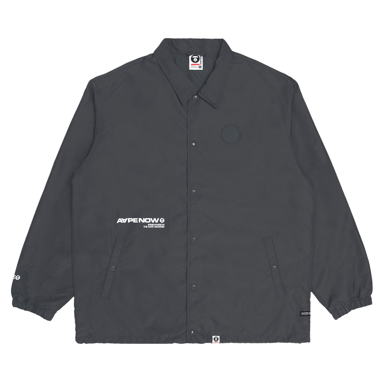 AAPE Moonface Coach Jacket "Grey"