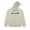 AAPE Hooded Zip Sweatshirt "White/Heather"