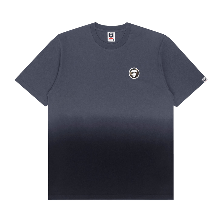 AAPE Moonface Camo Patch Gradient Tee "Grey/Purple"