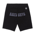 AAPE Moonface Patch Jacquard Logo Shorts "Black"