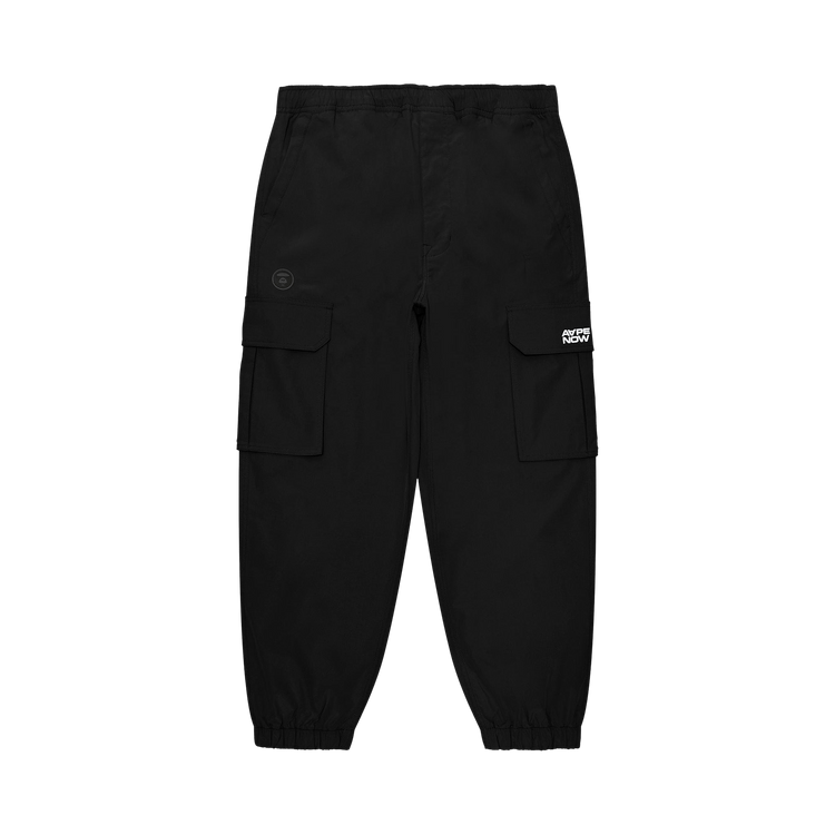 AAPE Now Moonface Logo Cargo Jogger Pants "Black"
