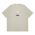 AAPE Unvs Graphic Tee "White/Heather"